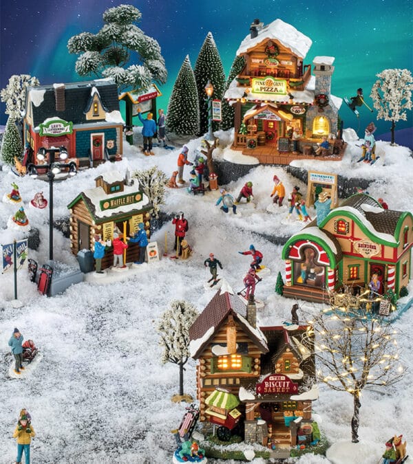 lemax トイストア Amazon.com: Lemax Christmas Village Santas List Toy Shop Battery