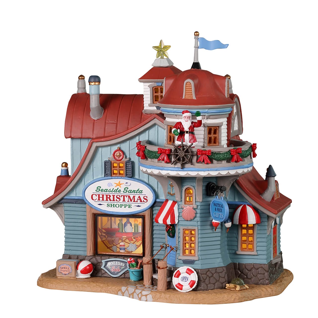 Seaside Santa Christmas Shoppe – Lemax Collection
