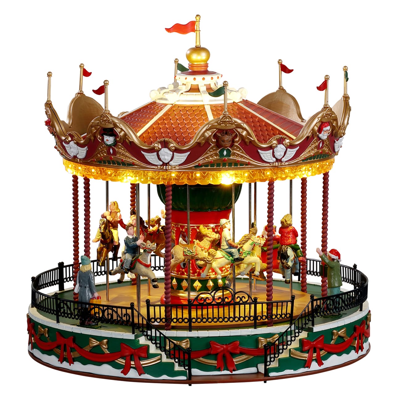 Santa Carousel – Lemax Collection