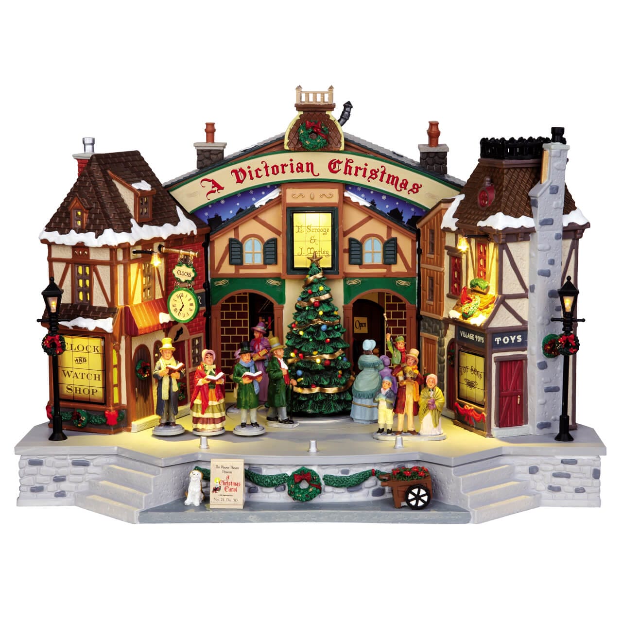 ノースアメリカンベア: 「A Christmas Carol」馬車 A Christmas Carol Play – Lemax Collection