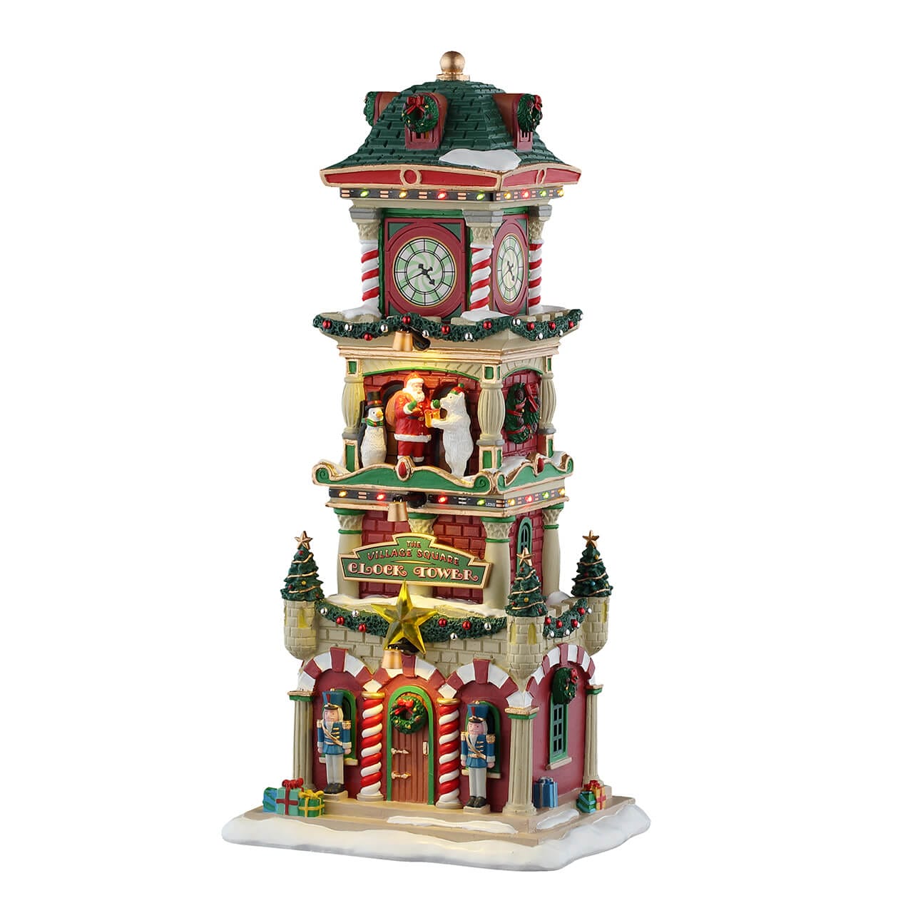 The Village Square Clock Tower – Lemax Collection