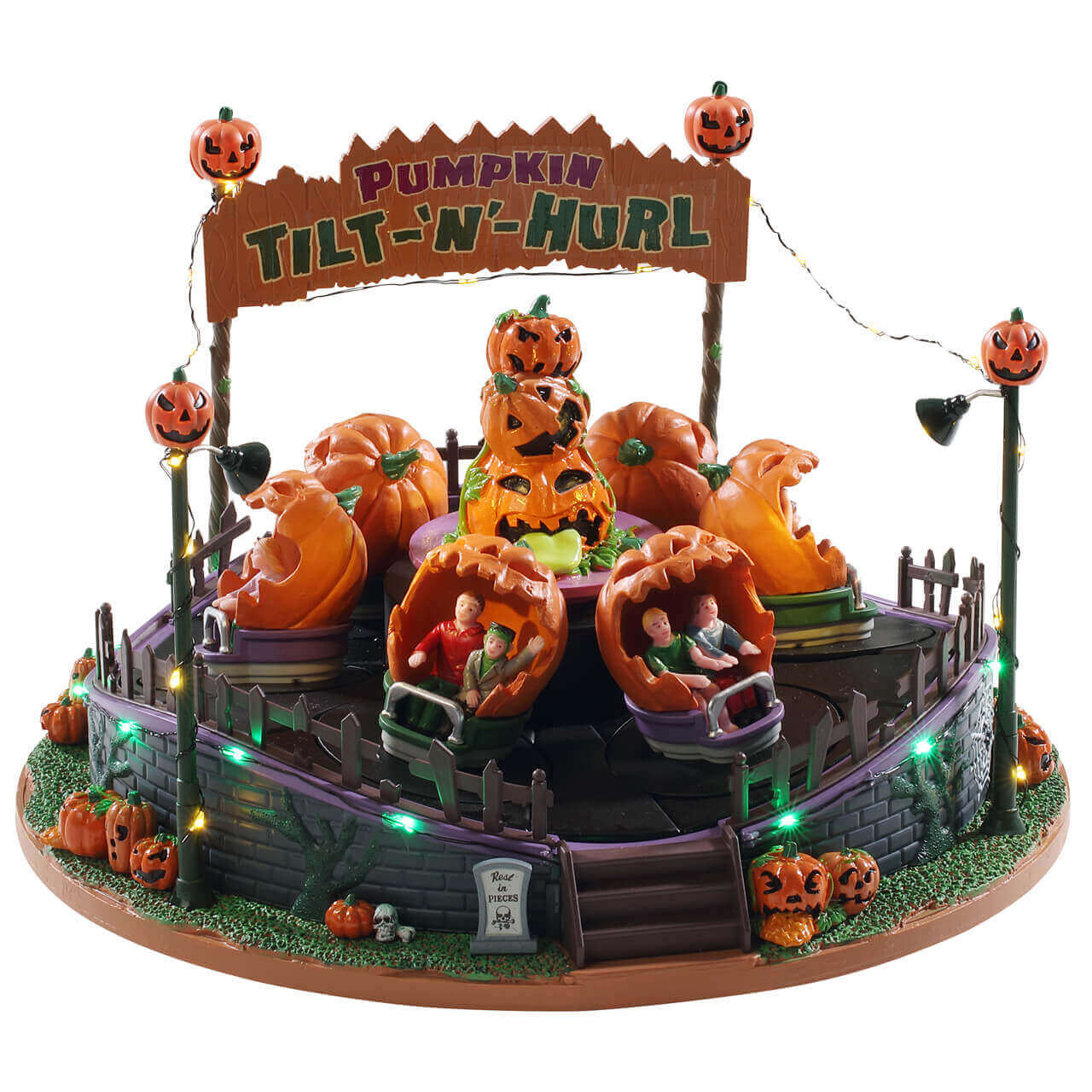 Pumpkin Tilt-N-Hurl – Lemax Collection